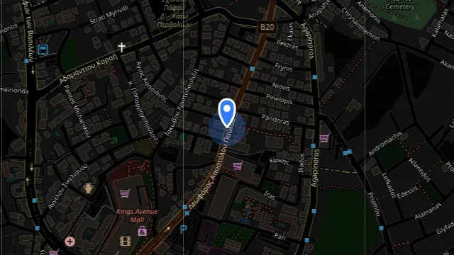 Map: Vape Store, Apostolou Pavlou Avenue 54, Kato Paphos